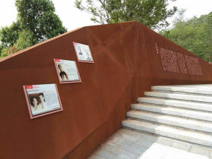 宁海耐候钢挡土墙